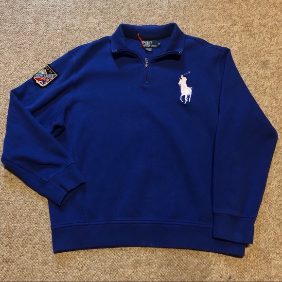 Polo Ralph Lauren Other - Polo Ralph Lauren Ski quarter zip men’s XL blue